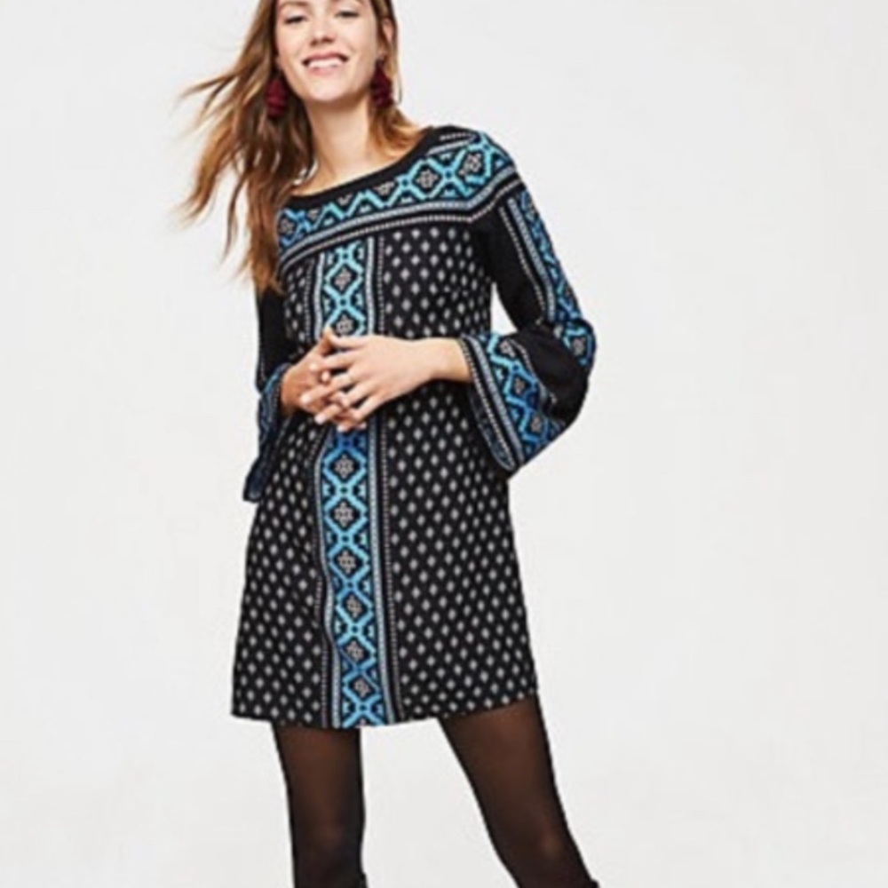 NWT • Ann Taylor LOFT • Tunic Print Dress